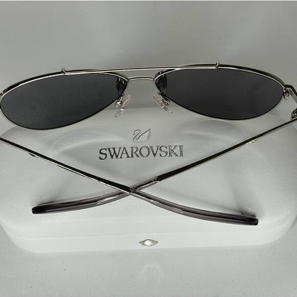 Swarovski Pilot 60mm Grey Sunglasses main image 8
